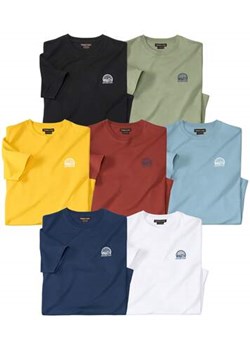 Zestaw 7 bawełnianych koszulek Adventure ze sklepu Atlas For Men w kategorii T-shirty męskie - zdjęcie 185419194