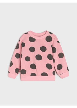 Sinsay - Bluza o szerszym kroju w groszki - różowy ze sklepu Sinsay w kategorii Odzież dla niemowląt - zdjęcie 185420081