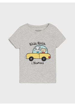 Sinsay - Koszulka Kitty Kotty - szary - id: 742EM-09M - marki Sinsay - 185420172 Sinsay - Koszulka Kitty Kotty - szary ze sklepu Sinsay w kategorii Bluzki dziewczęce - zdjęcie 185420172