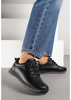 Czarne Sneakersy w Klasycznym Stylu Driosse ze sklepu renee.pl w kategorii Buty sportowe damskie - zdjęcie 185420733
