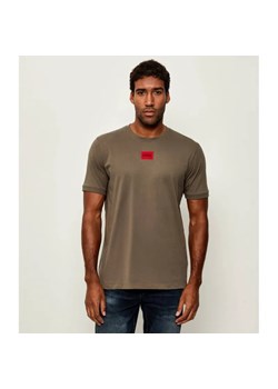 HUGO T-shirt Diragolino212 | Regular Fit ze sklepu Gomez Fashion Store w kategorii T-shirty męskie - zdjęcie 185423962