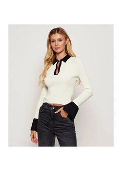 HUGO Sweter Sharro | Slim Fit ze sklepu Gomez Fashion Store w kategorii Bluzki damskie - zdjęcie 185424041