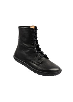 Barefoot skórzane minimalistyczne botki damskie czarne Nika Komfort 1442 ze sklepu ulubioneobuwie w kategorii Botki - zdjęcie 185426094