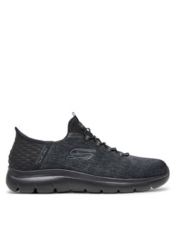 Sneakersy Skechers Key Pace 232469 BBK Czarny ze sklepu eobuwie.pl w kategorii Buty sportowe męskie - zdjęcie 185426181