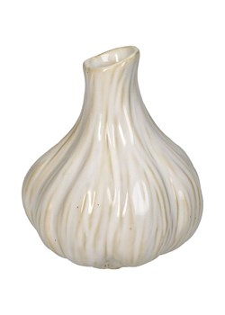 Kersten Wazon &quot;Garlic&quot; w kolorze białym - 10 x 11,1 x 9,7 cm ze sklepu Limango Polska w kategorii Wazony - zdjęcie 185429473