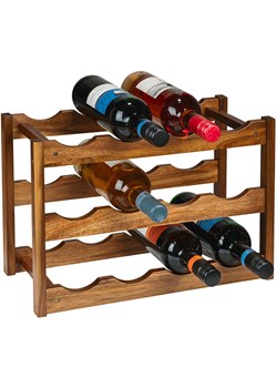 Wenko Regał w kolorze brązowym na wino - 42 x 28 x 21 cm ze sklepu Limango Polska w kategorii Regały i witryny - zdjęcie 185429921