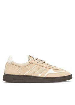 Sneakersy Tommy Jeans The Greenwich Edge EN0EN02838 Beżowy ze sklepu eobuwie.pl w kategorii Buty sportowe damskie - zdjęcie 185430381