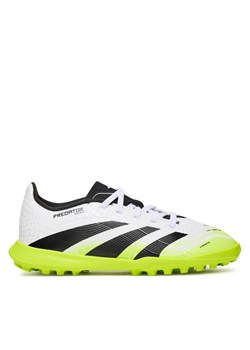 Buty do piłki nożnej adidas Predator League JI1149 Biały ze sklepu eobuwie.pl w kategorii Buty sportowe dziecięce - zdjęcie 185430540