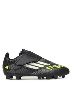 Buty do piłki nożnej adidas F50 Club Hook-and-Loop Firm/Multi-Ground Boots Kids JI0037 Czarny ze sklepu eobuwie.pl w kategorii Buty sportowe dziecięce - zdjęcie 185430550