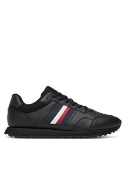 Tommy Hilfiger Sneakersy New Runner Eva Stripes FM0FM05637 Czarny ze sklepu MODIVO w kategorii Buty sportowe męskie - zdjęcie 185431380