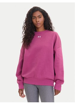 Under Armour Bluza Ua Rival 1386463 Różowy Oversize ze sklepu MODIVO w kategorii Bluzy damskie - zdjęcie 185431501