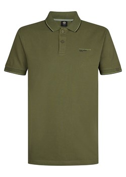 Petrol Industries Koszulka polo w kolorze khaki ze sklepu Limango Polska w kategorii T-shirty męskie - zdjęcie 185432553