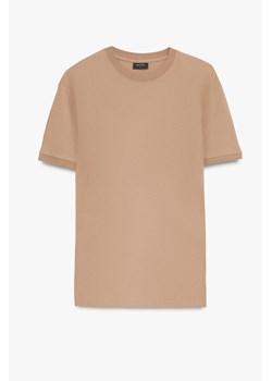T SHIRT MORAND BEŻOWY Z BAWEŁNY ze sklepu Recman w kategorii T-shirty męskie - zdjęcie 185432931