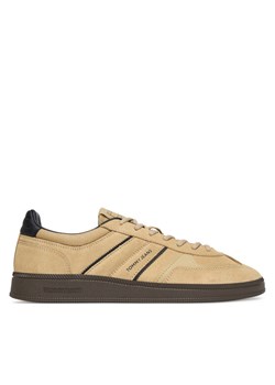 Sneakersy Tommy Jeans The Greenwich Edge EM0EM01609 Beżowy ze sklepu eobuwie.pl w kategorii Buty sportowe męskie - zdjęcie 185434330