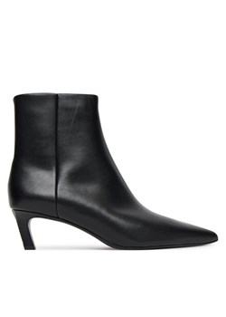 Botki Calvin Klein Ess Kitten Heel Ankle Boot HW0HW02586 Czarny ze sklepu eobuwie.pl w kategorii Botki - zdjęcie 185434370