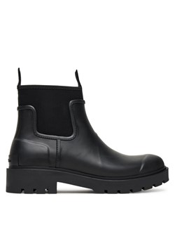 Kalosze Calvin Klein Jeans Combat Rain Boot YM0YM01376 Czarny ze sklepu eobuwie.pl w kategorii Kalosze męskie - zdjęcie 185434480