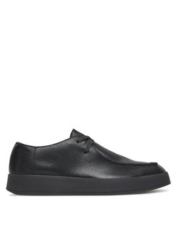 Półbuty Calvin Klein Hybrid Cup Wallabee Lth HM0HM02062 Czarny ze sklepu eobuwie.pl w kategorii Półbuty męskie - zdjęcie 185434481