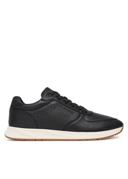 Sneakersy Tommy Hilfiger Premium Leather Hybrid FM0FM05700 Czarny ze sklepu eobuwie.pl w kategorii Buty sportowe męskie - zdjęcie 185434490