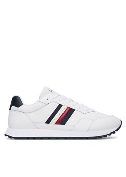 Sneakersy Tommy Hilfiger New Runner Eva Stripes FM0FM05637 Biały ze sklepu eobuwie.pl w kategorii Buty sportowe męskie - zdjęcie 185434530