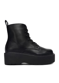 DeeZee Trzewiki 12663-1 -BLACK PU Czarny ze sklepu MODIVO w kategorii Botki - zdjęcie 185435484
