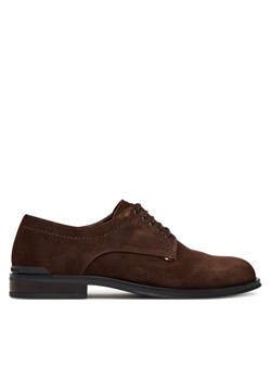 Tommy Hilfiger Półbuty Corporate Derby FM0FM05582 Brązowy ze sklepu MODIVO w kategorii Półbuty męskie - zdjęcie 185435500