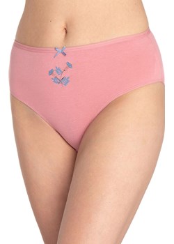 3-pack bawełniane figi damskie plus size L-122BI-63EX, Kolor granatowo-niebiesko-różowy, Rozmiar 2XL, LAMA ze sklepu Primodo w kategorii Majtki damskie - zdjęcie 185436891