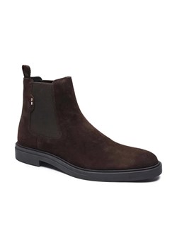 BOSS BLACK Skórzane sztyblety Calev_Cheb_sdfb ze sklepu Gomez Fashion Store w kategorii Buty zimowe męskie - zdjęcie 185437530