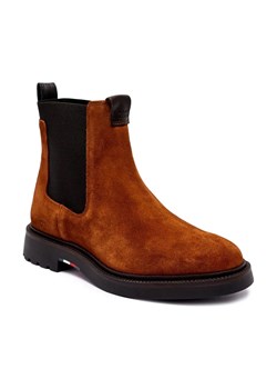 Tommy Hilfiger Skórzane sztyblety CHELSEA ze sklepu Gomez Fashion Store w kategorii Buty zimowe męskie - zdjęcie 185437623