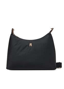 Torebka Tommy Hilfiger Popette Shoulder Bag AW0AW17937 Czarny ze sklepu eobuwie.pl w kategorii Torebki damskie - zdjęcie 185440774