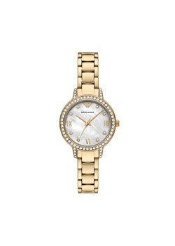 Zegarek Emporio Armani Cleo AR11652 Złoty ze sklepu eobuwie.pl w kategorii Zegarki - zdjęcie 185440782