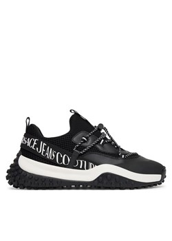 Sneakersy Versace Jeans Couture 79YA3SN2 ZSD01 Czarny ze sklepu eobuwie.pl w kategorii Buty sportowe męskie - zdjęcie 185440792