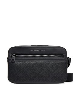 Saszetka Tommy Hilfiger Th Monogram Ew Reporter AM0AM13837 Czarny ze sklepu eobuwie.pl w kategorii Saszetki - zdjęcie 185440804