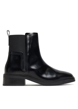 Sztyblety Tommy Hilfiger Minimal Abrasivato FW0FW08764 Czarny ze sklepu eobuwie.pl w kategorii Botki - zdjęcie 185440810