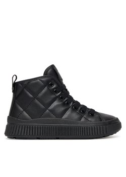 Sneakersy Geox J Laquinny J56M3F 000BC C9999 S Czarny ze sklepu eobuwie.pl w kategorii Buty sportowe dziecięce - zdjęcie 185440822