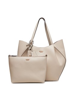 Torebka Guess Amorette HWBG78 98240 Beżowy ze sklepu eobuwie.pl w kategorii Torby Shopper bag - zdjęcie 185440831