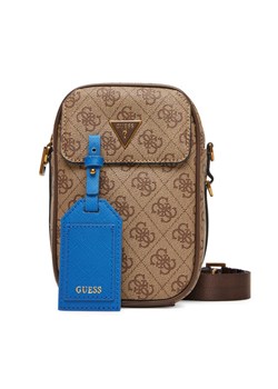 Saszetka Guess HMMILO P5425 Brązowy ze sklepu eobuwie.pl w kategorii Saszetki - zdjęcie 185440901