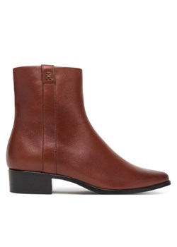 Tommy Hilfiger Botki FW0FW08980 Brązowy ze sklepu MODIVO w kategorii Botki - zdjęcie 185441933