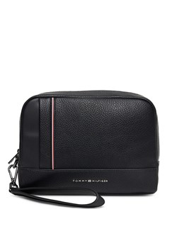 Tommy Hilfiger Saszetka Th Central Pouch AM0AM13790 Czarny ze sklepu MODIVO w kategorii Torby męskie - zdjęcie 185441992