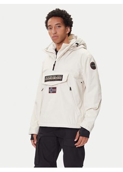 Napapijri Kurtka anorak Rainforest Next NP0A4IB9 Beżowy Regular Fit ze sklepu MODIVO w kategorii Kurtki męskie - zdjęcie 185442004