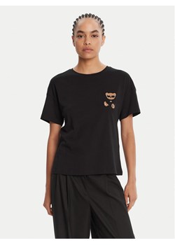 Liu Jo T-Shirt MF5416 JS923 Czarny Regular Fit ze sklepu MODIVO w kategorii Bluzki damskie - zdjęcie 185444061