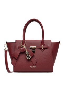 Torebka Nine West CEO-Chelsea-Charm-II-LX10185 Bordowy ze sklepu eobuwie.pl w kategorii Torby Shopper bag - zdjęcie 185445813