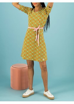 Blutsgeschwister Sukienka &quot;Home Cute&quot; w kolorze jasnozielonym ze wzorem ze sklepu Limango Polska w kategorii Sukienki - zdjęcie 185447202