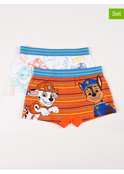 Disney Paw Patrol Bokserki (2 pary) "Psi Patrol" w kolorze pomarańczowo-białym ze sklepu Limango Polska w kategorii Majtki dziecięce - zdjęcie 185447242