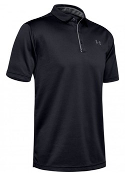 Męska koszulka do golfa UNDER ARMOUR Tech Polo - czarna - id: 19548 - marki Under Armour - 185447911 Męska koszulka do golfa UNDER ARMOUR Tech Polo - czarna ze sklepu Sportstylestory.com w kategorii T-shirty męskie - zdjęcie 185447911