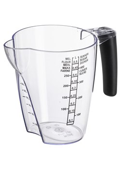 Plast Team Pojemnik w kolorze czarnym z miarką - 500 ml ze sklepu Limango Polska w kategorii Akcesoria kuchenne - zdjęcie 185452713
