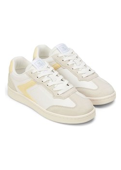 Marc O´Polo Skórzane sneakersy w kolorze biało-żółto-beżowym ze sklepu Limango Polska w kategorii Buty sportowe damskie - zdjęcie 185452793