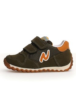 Naturino Skórzane sneakersy "Sammy 2" w kolorze pomarańczowo-khaki - id: 17519358 - marki Naturino - 185453082 Naturino Skórzane sneakersy "Sammy 2" w kolorze pomarańczowo-khaki ze sklepu Limango Polska w kategorii Buty sportowe dziecięce - zdjęcie 185453082