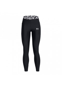 Damskie legginsy treningowe Under Armour Heatgear Rib Legging - czarne ze sklepu Sportstylestory.com w kategorii Spodnie damskie - zdjęcie 185455804