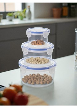 Sinsay - Pojemniki na żywność 3 pack - clear ze sklepu Sinsay w kategorii Dom - zdjęcie 185458062