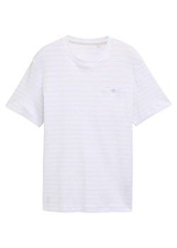 Tom Tailor Koszulka w kolorze białym ze sklepu Limango Polska w kategorii T-shirty męskie - zdjęcie 185458441